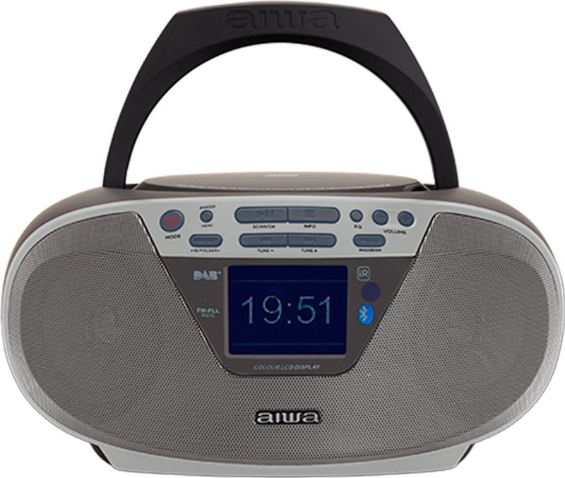 Aiwa - BBTU-500DAB/SL Radio - Zilver - DAB+/CD met USB