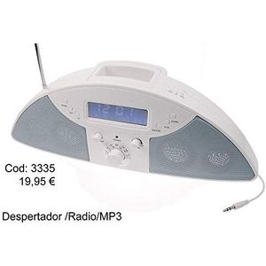 dorex 3335 - wekker met radio en MP3-speler, meerkleurig