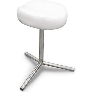 QUIRUMED Beensteun en armen, gevoerd, van kunstleer en in hoogte verstelbaar, wit