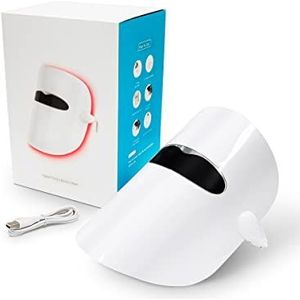 QUIRUMED led-gezichtsmasker, blauw, rood en oranje