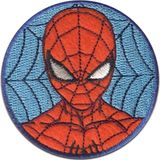 Marvel © Spiderman Comic Head Aranatela, geborduurd, 5,9 x 5,9 cm