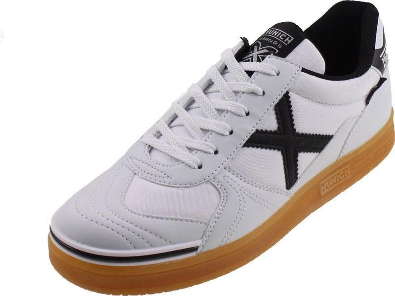 Munich - G3 - Zaalvoetbalschoenen - Wit Zwart