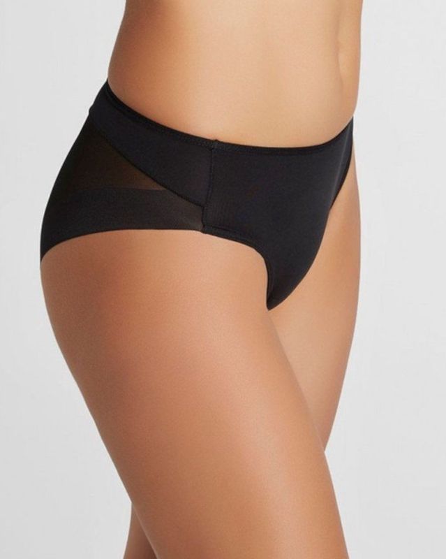 YSABEL MORA Midi-slip - Zwart - Microvezel en Tule