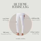 YSABEL MORA Thermische Leggings - Wit - Duurzaam Materiaal