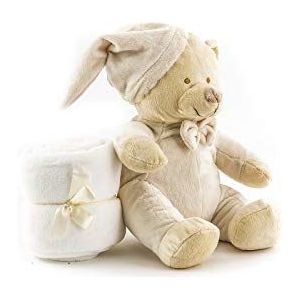 Duffi babydeken en pluche dier, 90 x 75 cm, kleur naturel Master Baby Home, S.L. 4076-05