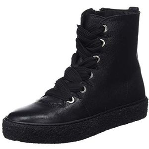 Mamatayoe Dames Wendy hoge pantoffels, Zwart Black Real Leather 001, 40 EU