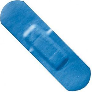 Maya TTRX - pleisters, herkenbaar door metaal en stralen, blauw, 100 stuks