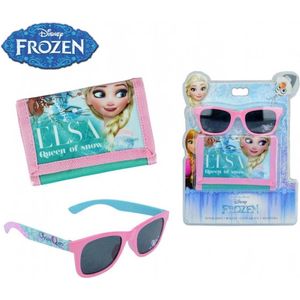 Disney Frozen Set Portemonnee + Zonnebril - Elsa - Meisjes - Kinderzonnebrillen