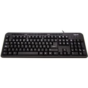 Toetsenbord iggual CK-BASIC-120T QWERTY USB Zwart Spaans Aap (1 Onderdelen)
