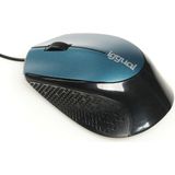 IGGUAL - RATÖN COM-ERGONOMIC-R - 800DPI - Blauw