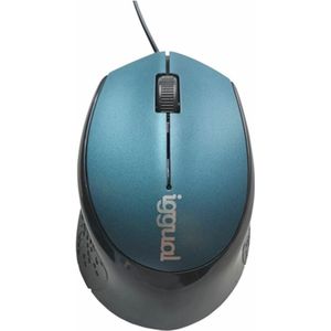 IGGUAL - RATÖN COM-ERGONOMIC-R - 800DPI - Blauw