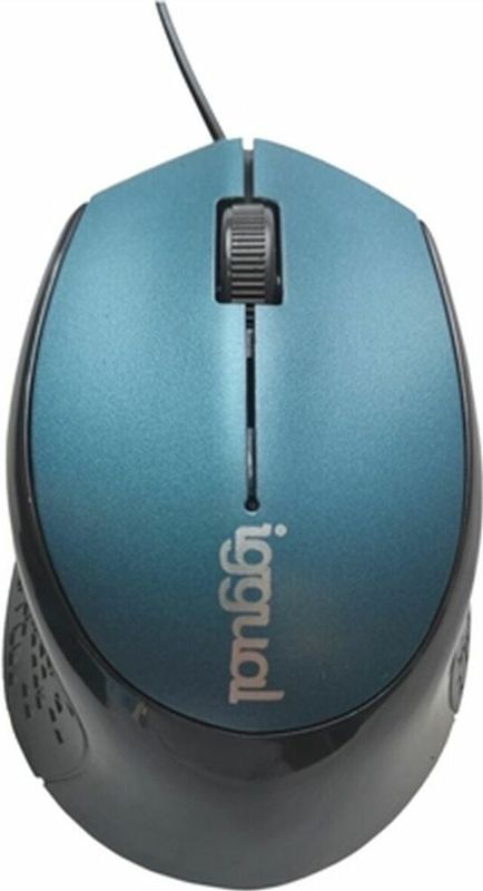 IGGUAL - RATÖN COM-ERGONOMIC-R - 800DPI - Blauw