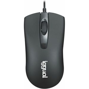 Iggual - IGG317648 - Muis - Zwart - Bedraad - 1200 DPI