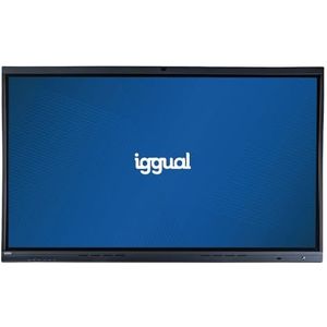 iggual Orchid interactief touchscreen, 216 cm (86 inch), 4K led-processor met 8 kernen, A55, 4 GB RAM, 4 GB + ROM, besturingssysteem: Android 14, digitaal bord, kantoor en klaslokaal, wifi-camera en