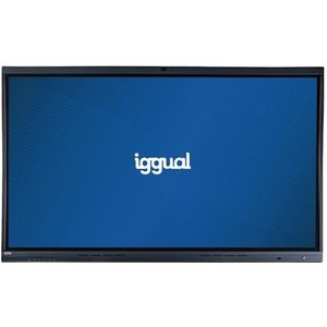 iggual Interactief DLED-display 4K Orchid 86 inch, processor 8 kernen, A55, RAM 4G, ROM 32 GB, besturingssysteem, Android 12, Res: 3840 x 2160 px (1954 x 1165 x 89,1) mm.