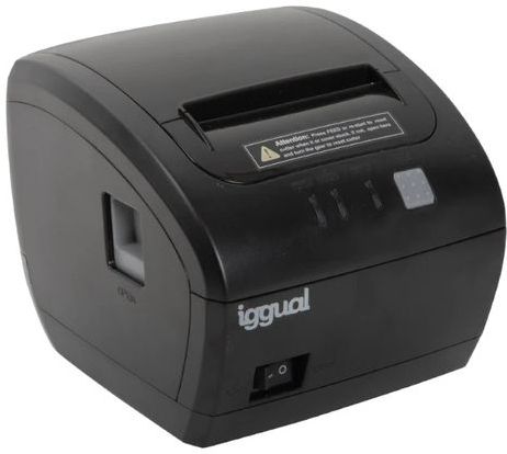 Iggual - TP7001-3I - Ontvangstbewijs Printer - Zwart - RS-232 RJ11 USB Ethernet
