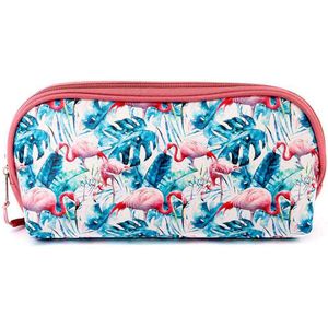 Oh My Pop! Toilettas - Make-up tas - Flamingo Tropical - Small
