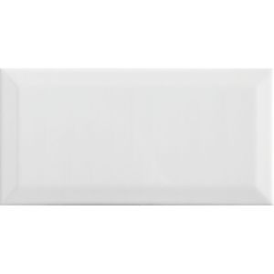 Wandtegels Metro 10X20 Hoogglans Wit (prijs per m2)
