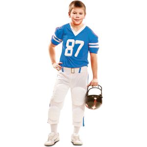 MOM - Rugby Player - Kostuum - Blauw - Kinderen