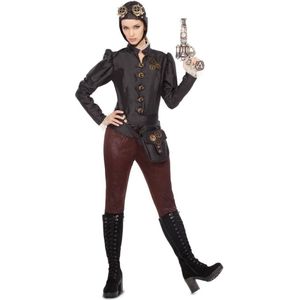 Mom Steampunk Piloot Kostuum