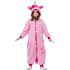 Mom Unicorn Child Kigurumi Costume With Hood And Tail