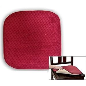 Antislip stoelkussen, rood, 40 x 40 cm
