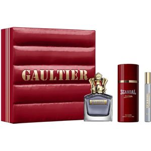 Jean Paul Gaultier Scandal Pour Homme Eau De Toilette Spray 100ml +Deo 150 ml + EDT 10 ml Set