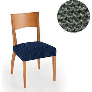 Stoelhoes Milos Groen (2 stuks) voor eetkamerstoelen 40-50cm - Extreme Stretch stoelhoezen - Antistatisch: geen geknetter - Ademend Katoen: geen zweten