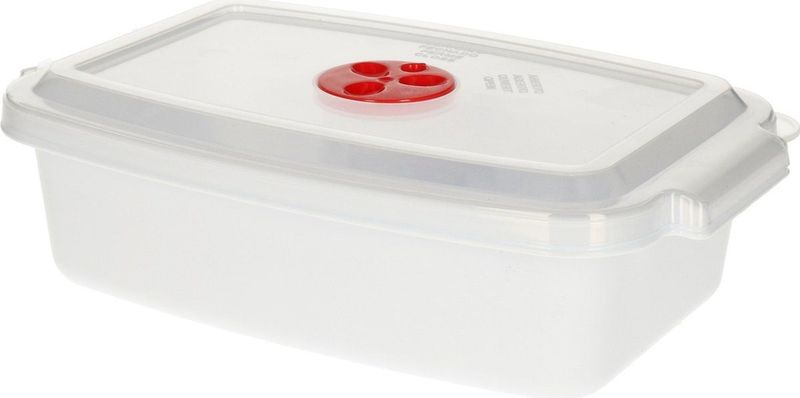 PlasticForte - Magnetronschaal - Wit - Kunststof - 1,6 Liter