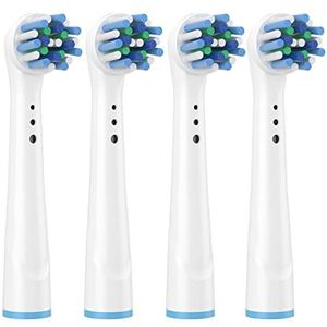 Broshin Reservekoppen, compatibel met Oral-B Cross elektrische borstels (16 stuks)