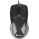 NGS Black Mist muis Kantoor Rechtshandig USB Type-A Optisch 800 DPI