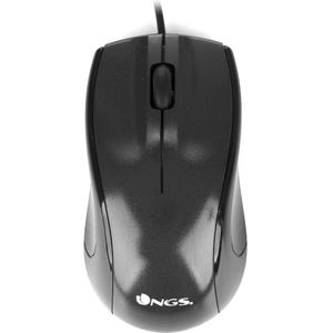 NGS Black Mist muis Kantoor Rechtshandig USB Type-A Optisch 800 DPI