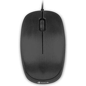 Optische Muis NGS NGS-MOUSE-0906 1000 dpi Zwart