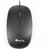 NGS - GRAYFLAME - Optische Muis - Grijs - 1000 DPI