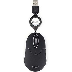 NGS - Sin Black - Muis - Zwart - Bedraad - Ergonomisch Ontwerp