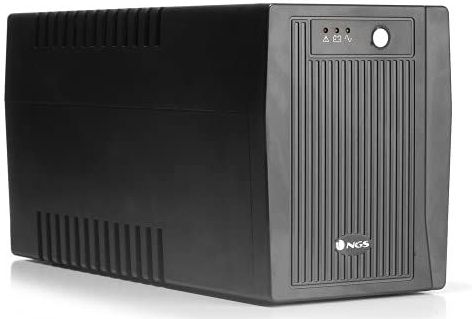 NGS FORTRESS2000V2 UPS 1500 VA ononderbroken voedingssysteem, constante uitgangsspanning 900 W voor 4 Schuko-stopcontacten