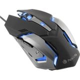 NGS - GMX-100 - Computer Muis - Zwart - Optische Sensor - 6 Knoppen - 4 DPI Niveaus