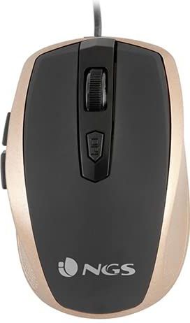 NGS - Tick Gold - Muis - Goud & Zwart - Optische Sensor - Ergonomisch Ontwerp