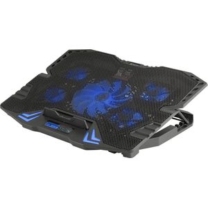 Laptop Stand with Fan NGS GCX-400 GCX-400 17"" LED Black Blue