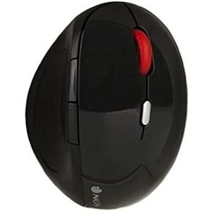 NGS Evo Ergo Draadloze muis, ergonomisch, 800/1200/1600/2400 dpi, rechts, plug & play, kleur zwart