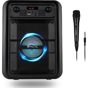 NGS Roller Lingo Black Draadloze TWS Bluetooth Speaker 20W - Zwart