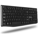 NGS Allure Kit, AZERTY, FR toetsenbord Inclusief muis Universeel RF Draadloos Frans Zwart