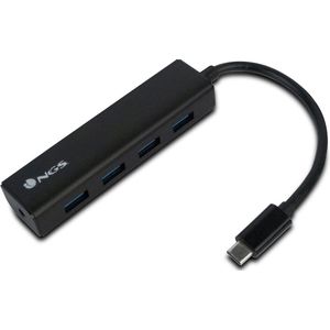 NGS - NGS-HUB-0054 - USB Hub - Zwart - 4 Poorten - 5 Gbps