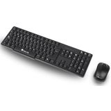 NGS EUPHORIA KIT toetsenbord Inclusief muis Universeel RF Draadloos QWERTY Engels Zwart