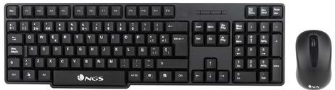 NGS EUPHORIA KIT toetsenbord Inclusief muis Universeel RF Draadloos QWERTY Engels Zwart