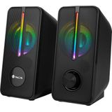 NGS - GSX-150 - Portable Speaker - Zwart - 12W - Draagbaar met RGB LED