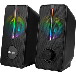 NGS - GSX-150 - Portable Speaker - Zwart - 12W - Draagbaar met RGB LED