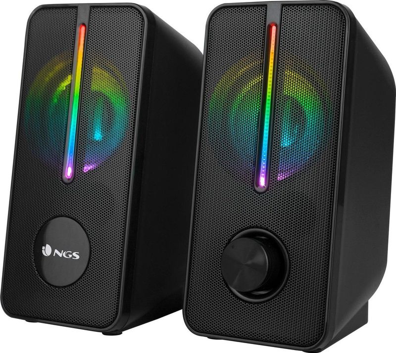 NGS - GSX-150 - Portable Speaker - Zwart - 12W - Draagbaar met RGB LED
