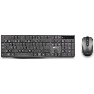 NGS HYPE KIT, QWERTY, PT toetsenbord Inclusief muis Universeel Bluetooth Portugees Zwart