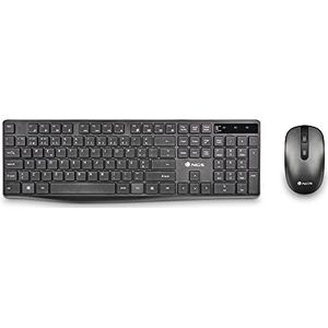 NGS Hype Kit Portugees taal (QWERTY) - Wireless Multi-Device Keyboard en Mouse Combo, compatibel met Bluetooth en 2,4 GHz. Compatibel met Mac/Windows/Linux/Android/Tablet/TV